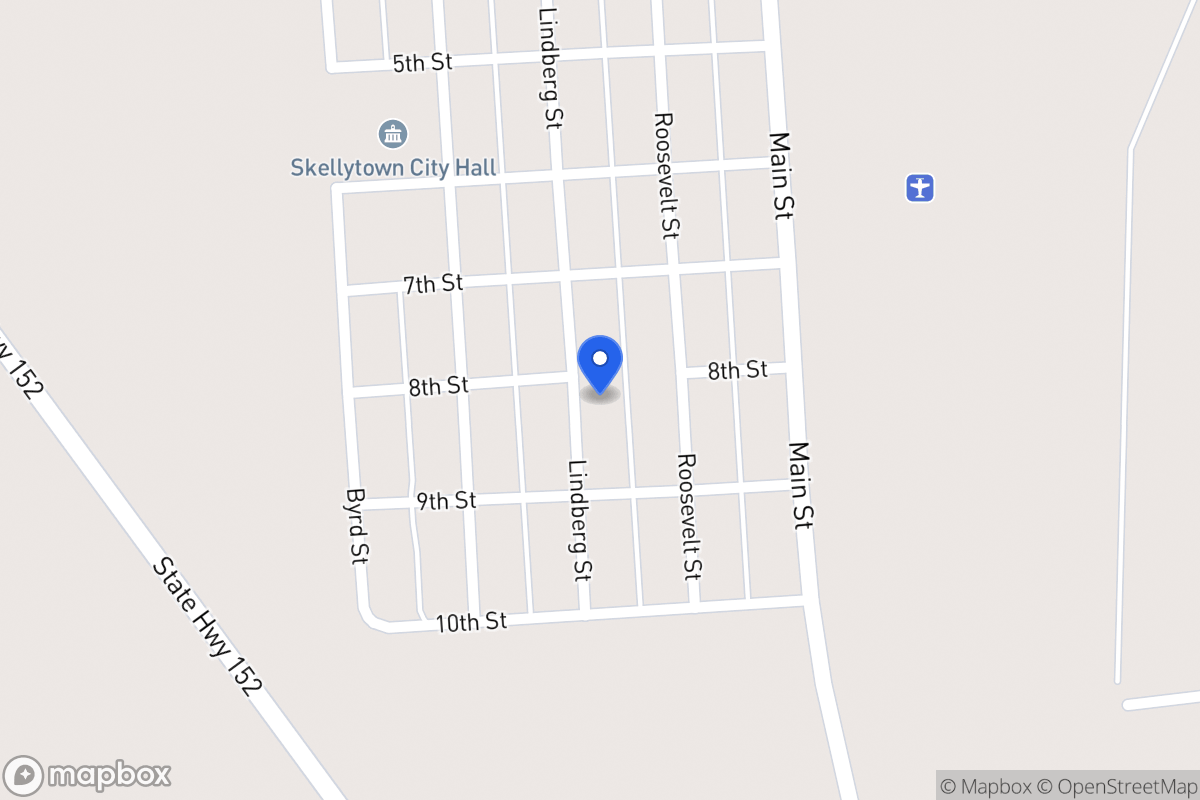 Map of 801  Lindberg , Skellytown, Tx 79080, Skellytown