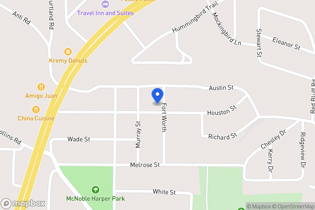 Map of 402  Houston St , Atlanta, Tx 75551, Atlanta
