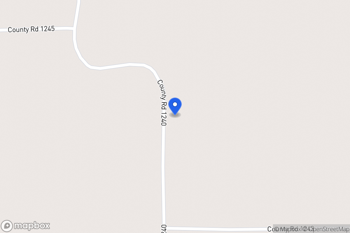 Map of 1740  County Road 1240 , Linden, Tx 75563, Linden