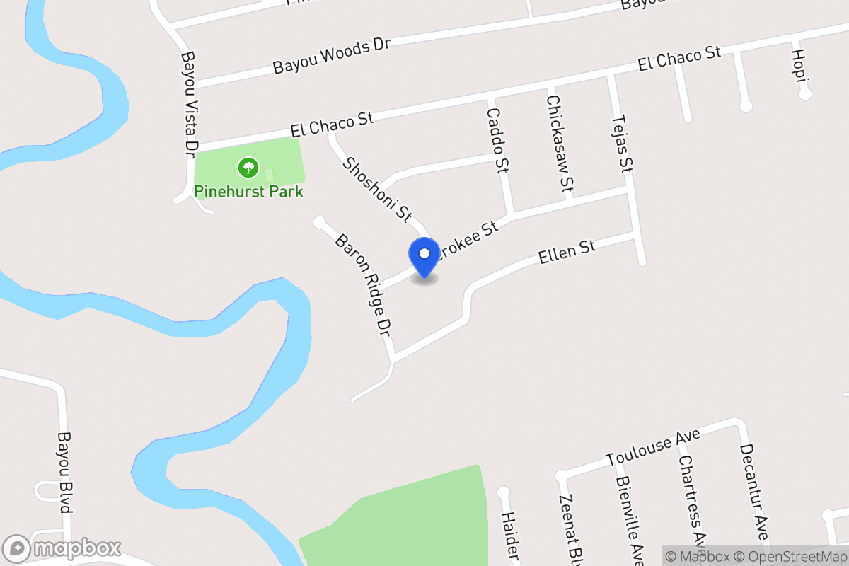 Map of 9706 Cherokee, Baytown, Tx 77521, Baytown