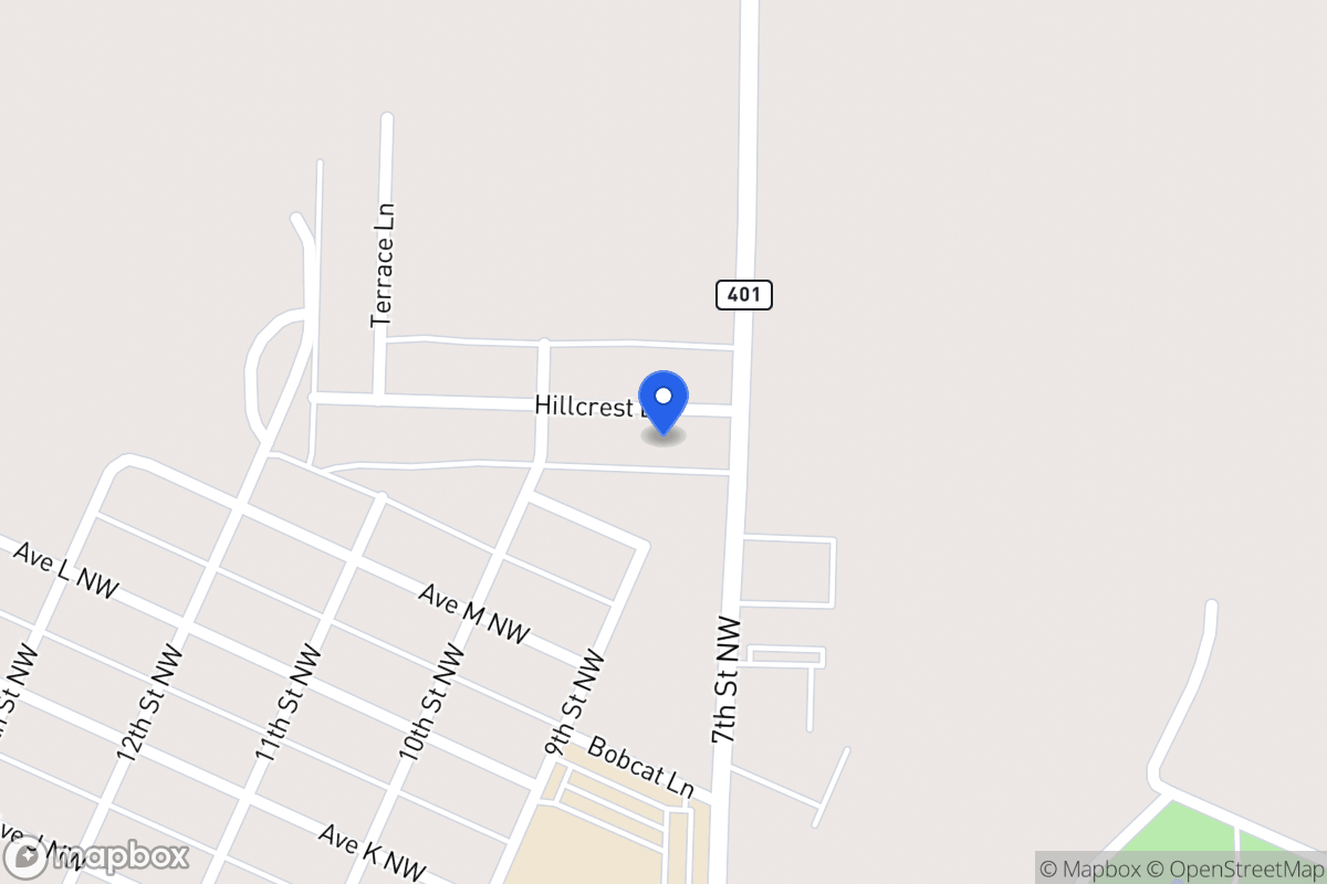 Map of 905  Hillcrest, Childress, Tx 79201, Childress