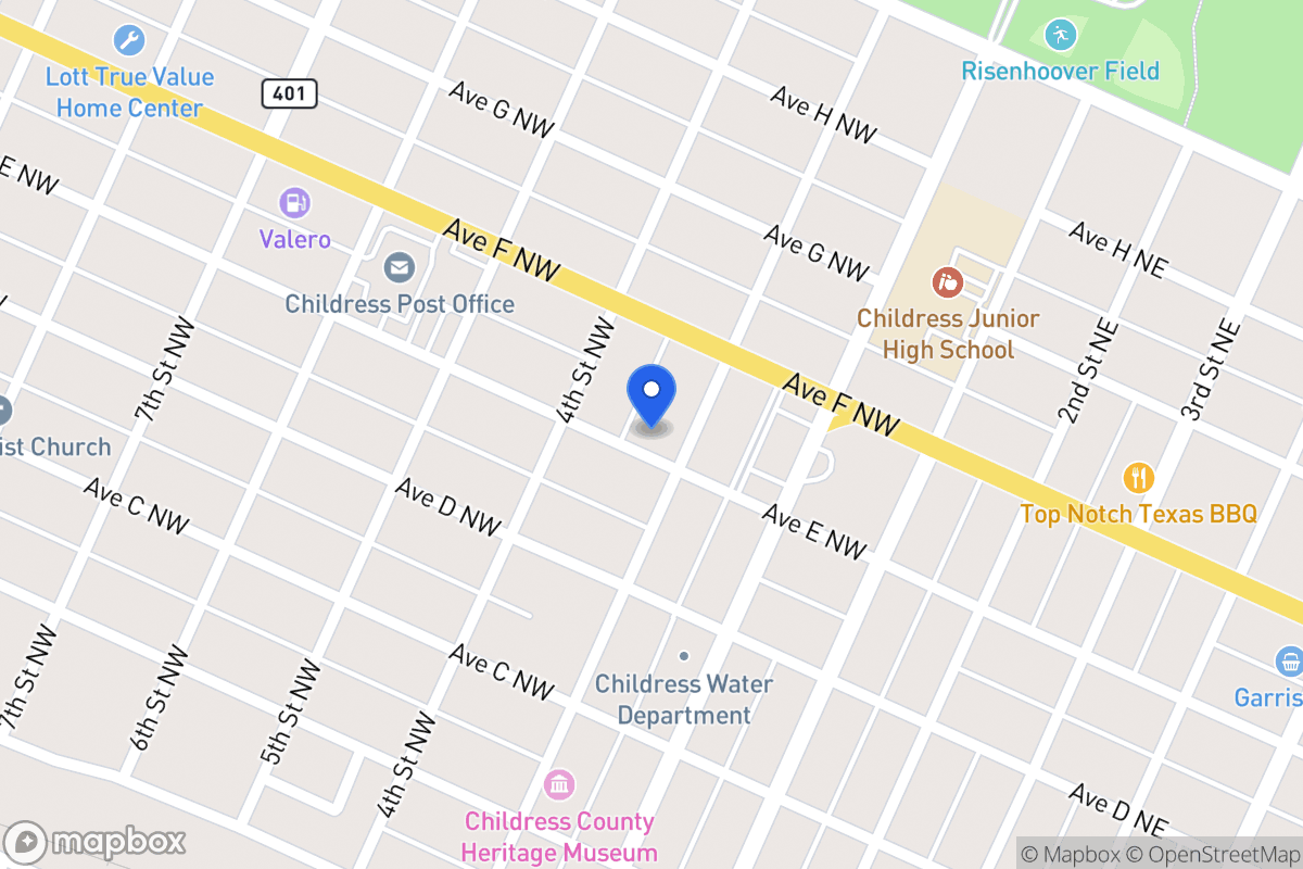 Map of 501 3rd St Nw, ,