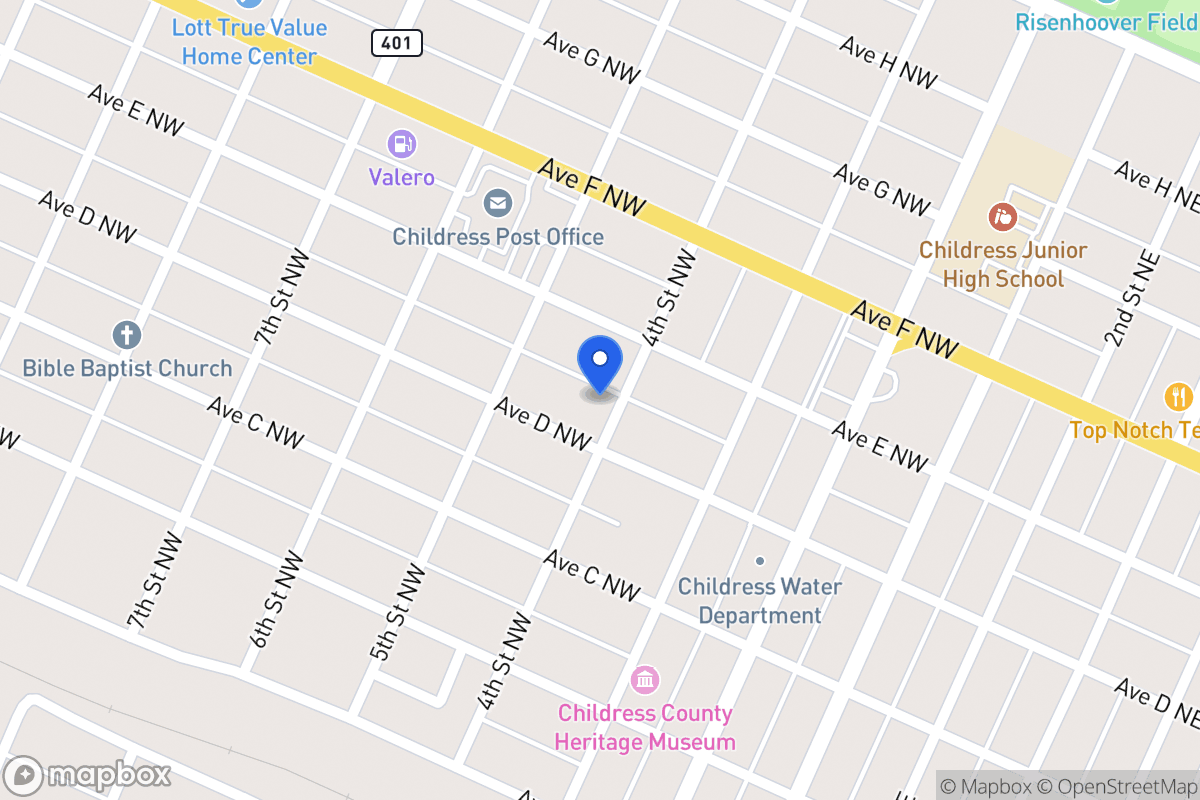 Map of 405 4th St Nw, ,
