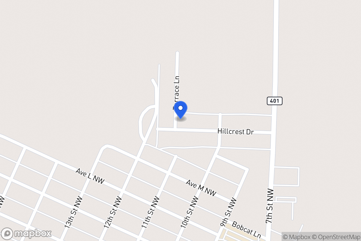 Map of 1012 Hillcrest, ,