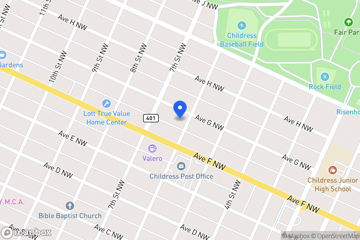 Map of 609 6th St Nw, ,