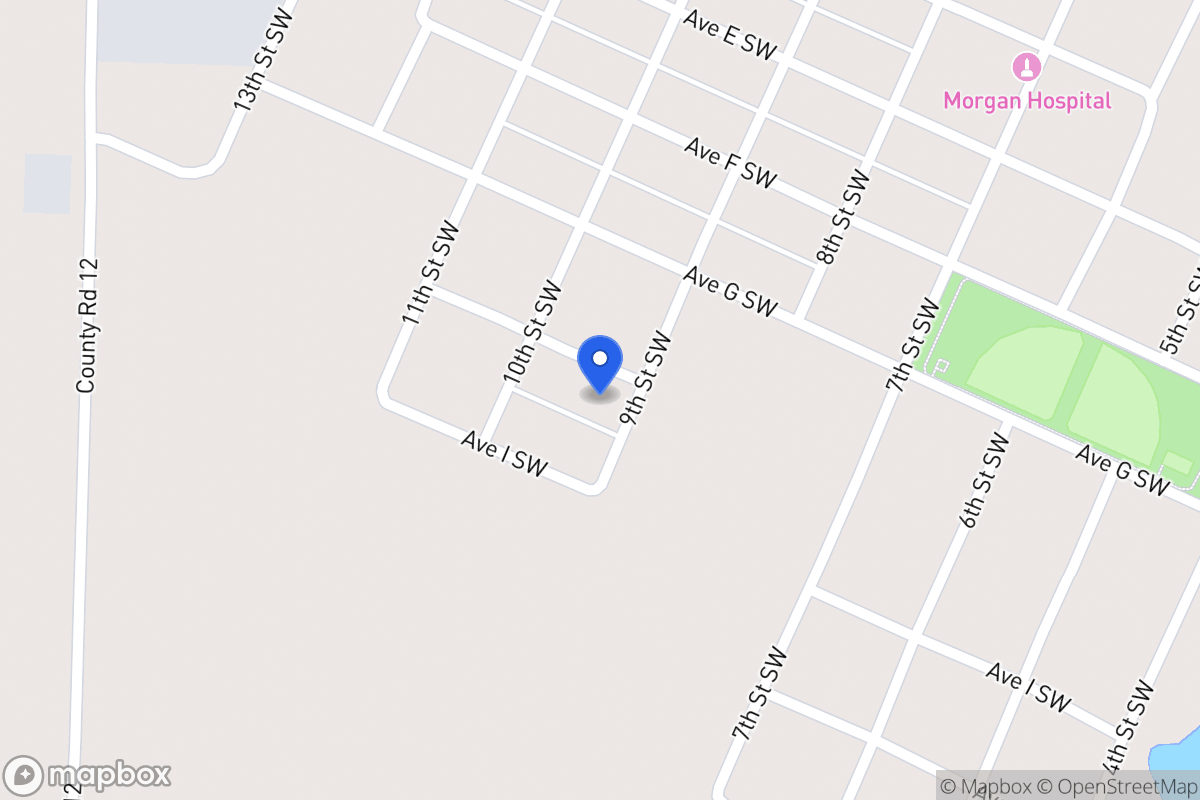 Map of 800 9th St Sw, ,