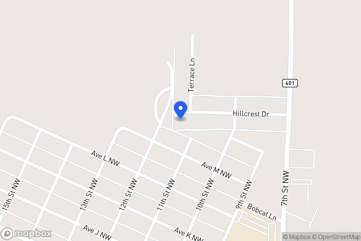 Map of 1017 Hillcrest, ,