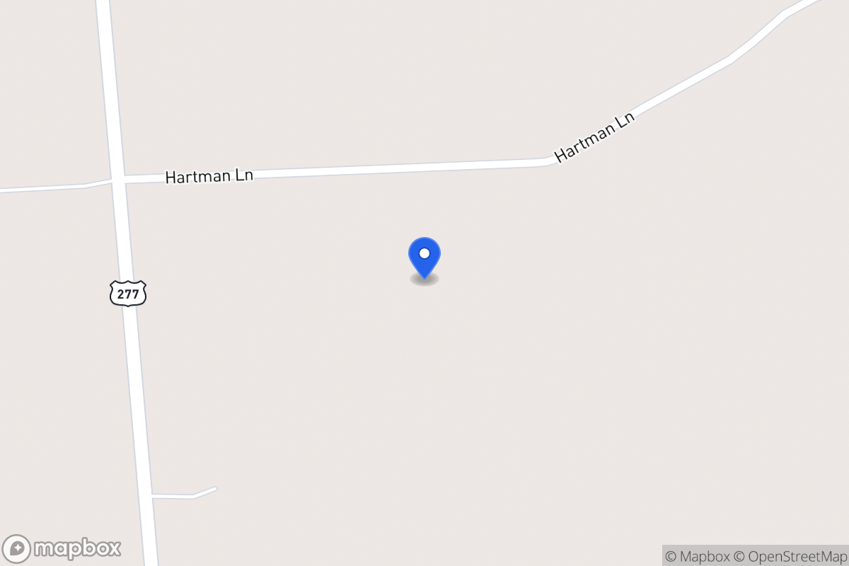 Map of 100  Hartman Ln , Bronte, Tx 76933, Bronte