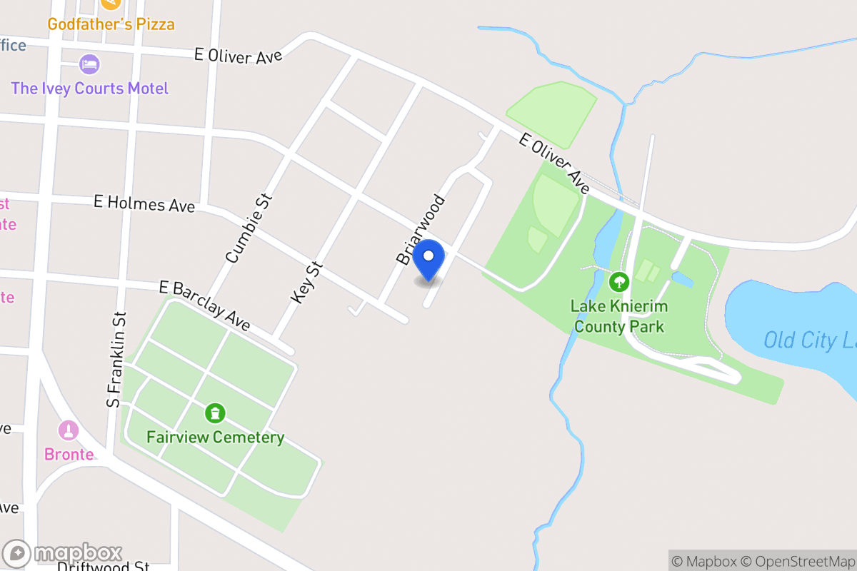 Map of Briarwood Dr , Bronte, Tx 76933, Bronte