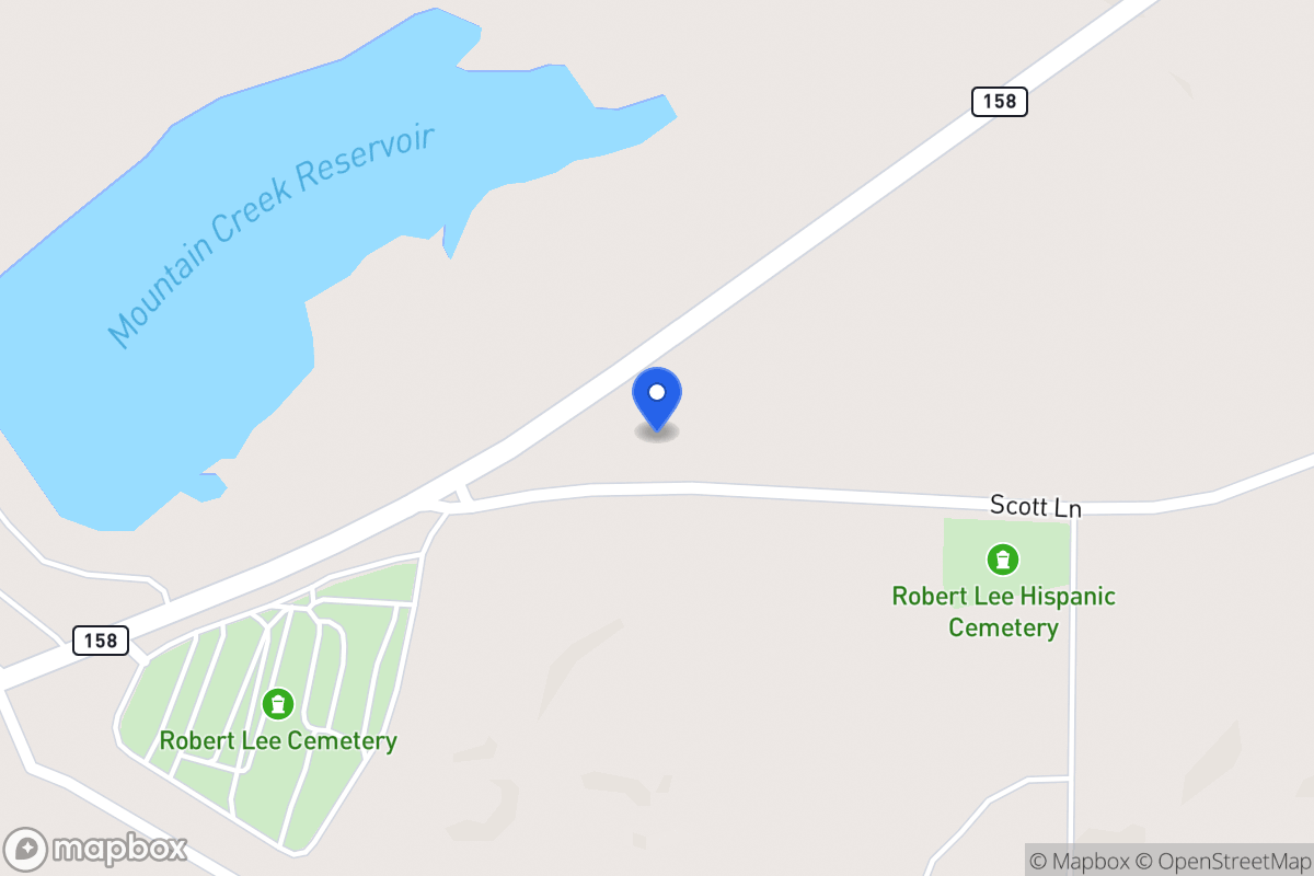 Map of 201  Scott Ln , Robert Lee, Tx 76945, Robert Lee