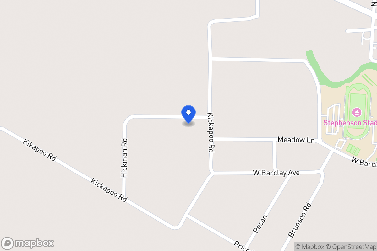 Map of 404  Kickapoo Rd , Bronte, Tx 76933, Bronte