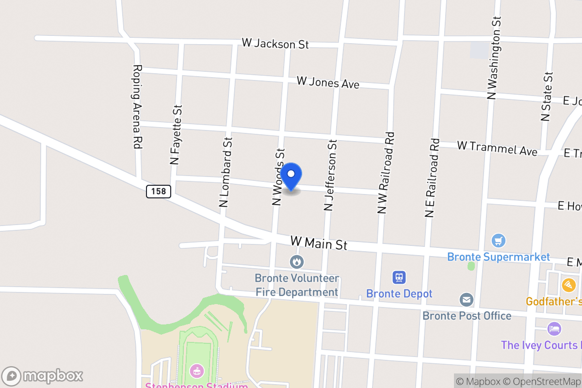 Map of , , Tx