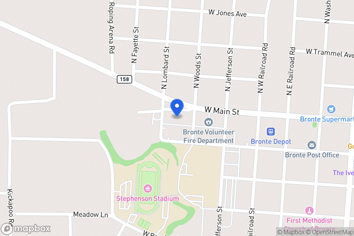 Map of , , Tx
