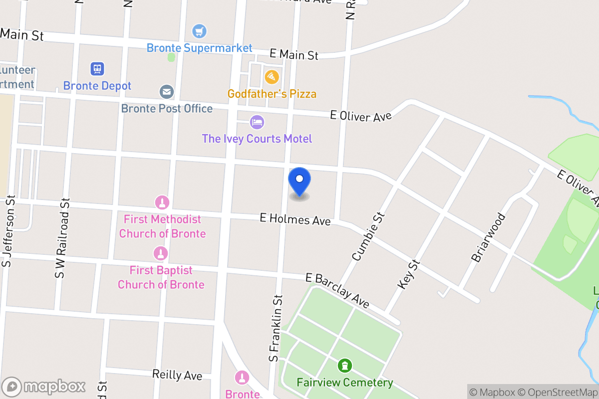 Map of , , Tx