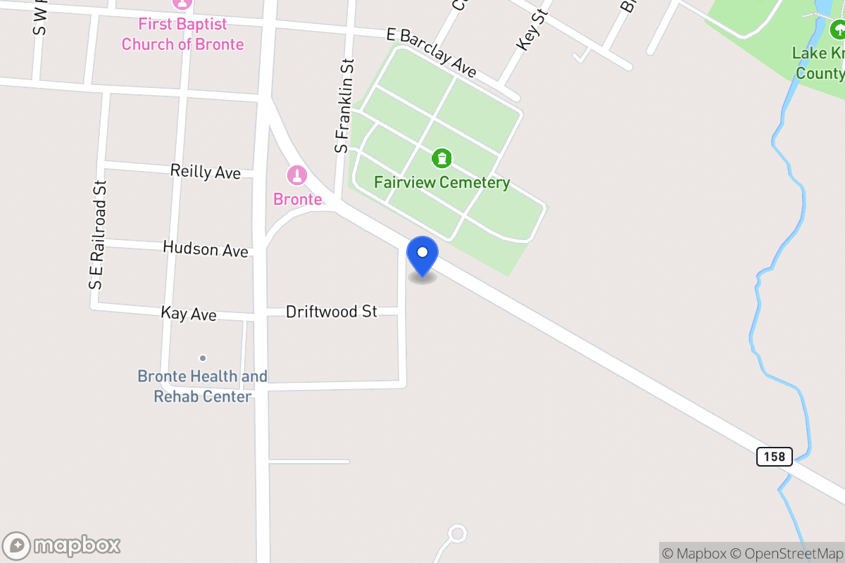 Map of , , Tx
