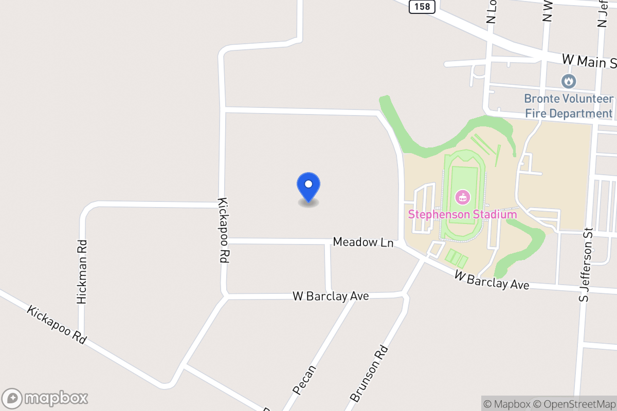 Map of 706  Meadow Ln , Bronte, Tx 76933, Bronte