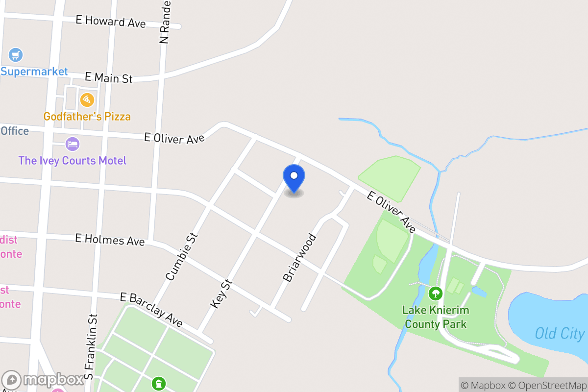 Map of 123  Key St , Bronte, Tx 76933, Bronte