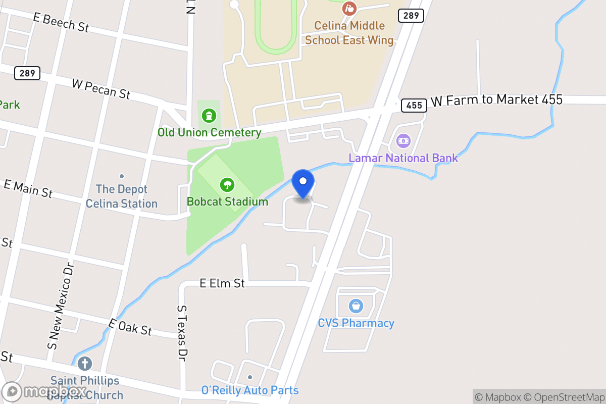 Map of 205 S Preston Rd, Celina, Tx 75009, Celina