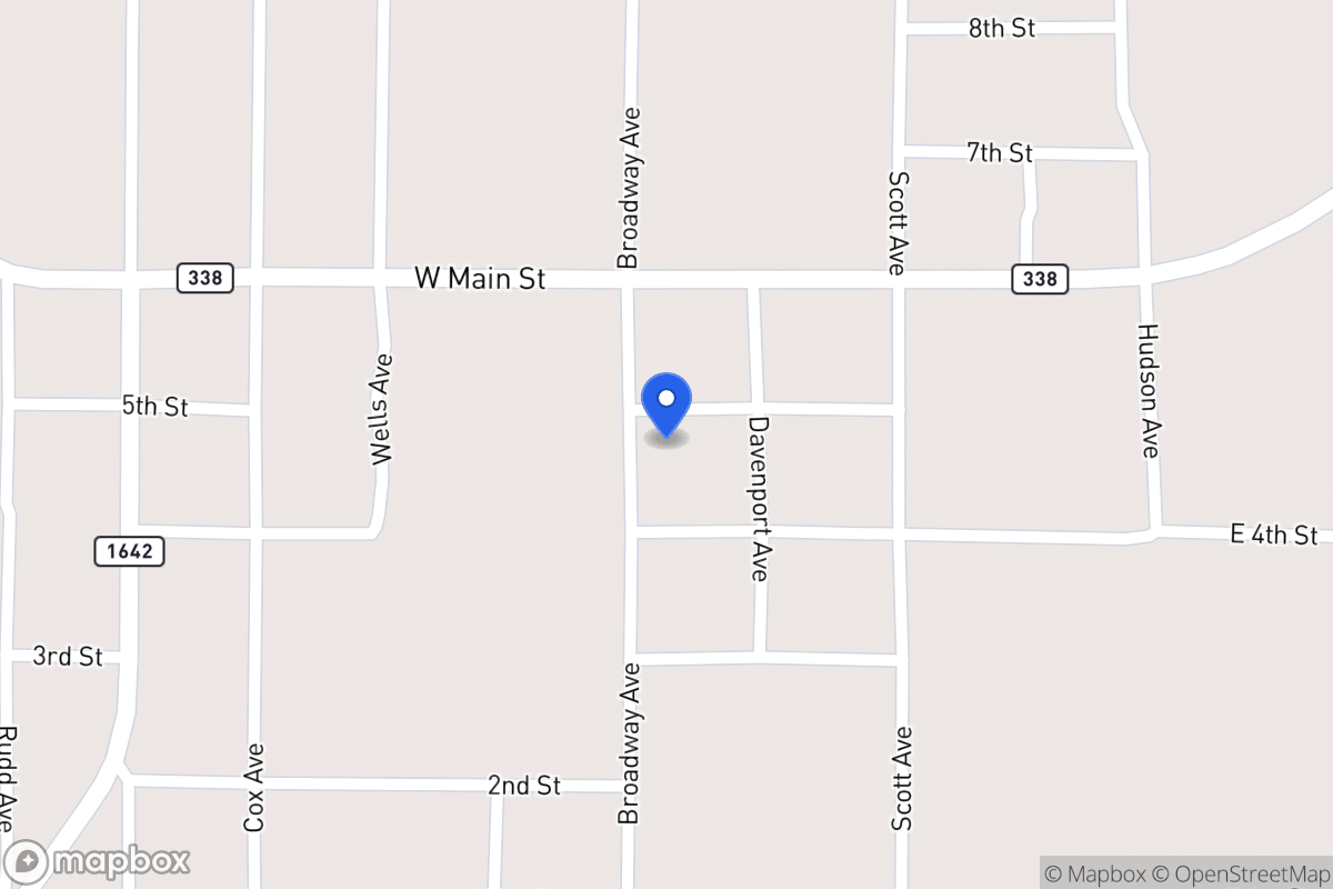 Map of Broadway Ave, Dodson, Tx 79230, Dodson