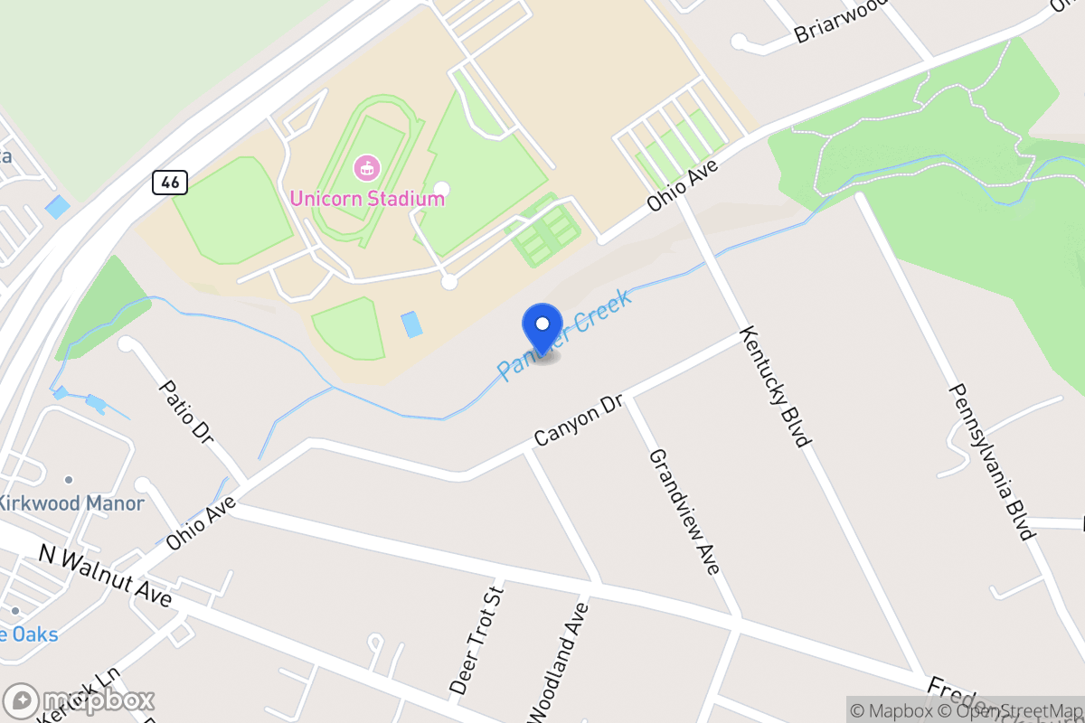 Map of , ,