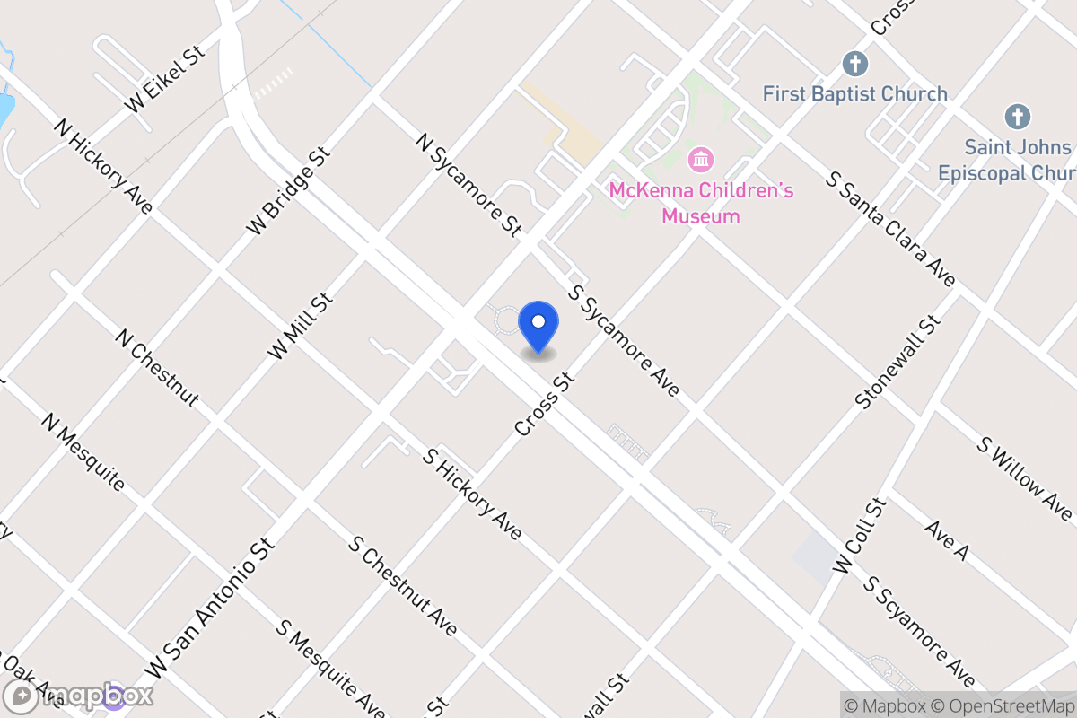 Map of 1060  Cross St, New Braunfels, Tx 78130, New Braunfels