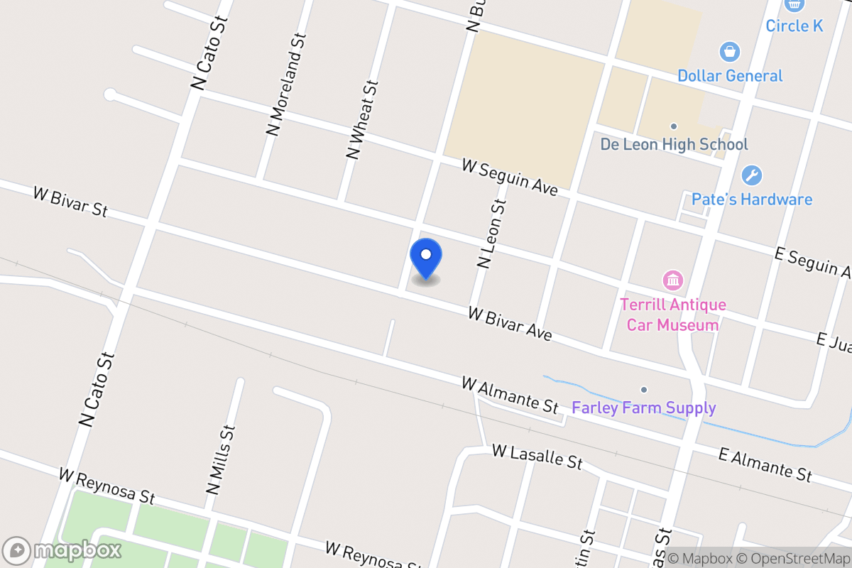 Map of W Bivar Ave, Deleon, Tx 76444, Deleon