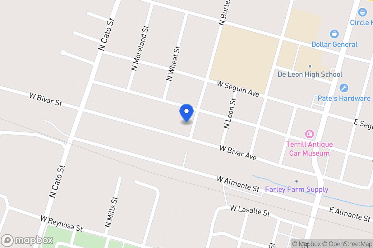 Map of 424 N Burleson St, Deleon, Tx 76444, Deleon
