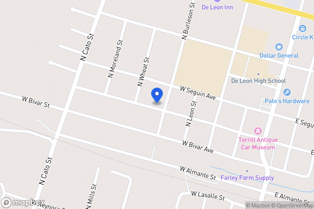 Map of 502 N Burleson St, Deleon, Tx 76444, Deleon