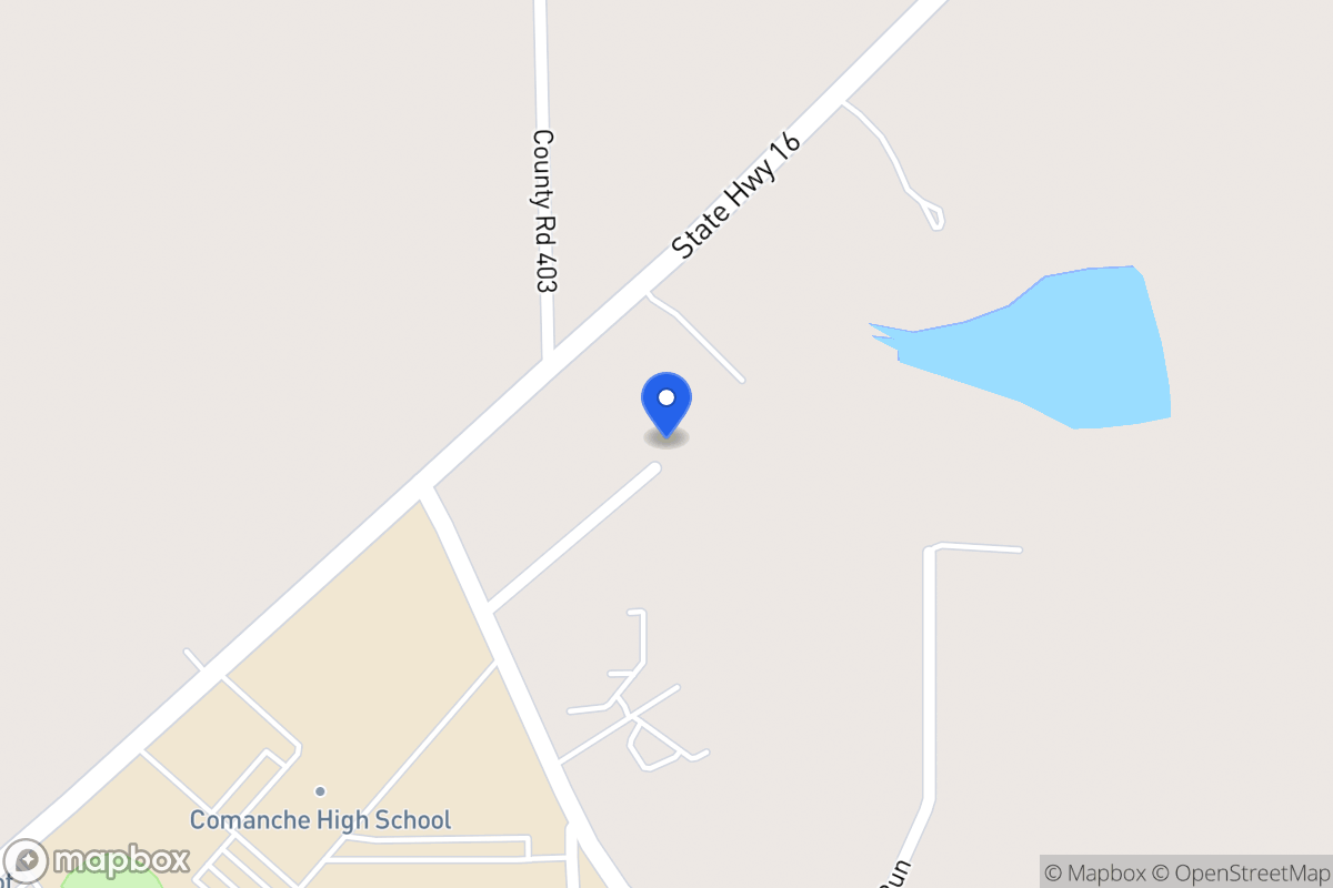 Map of 101  Alamo Dr, Comanche, Tx 76442, Comanche