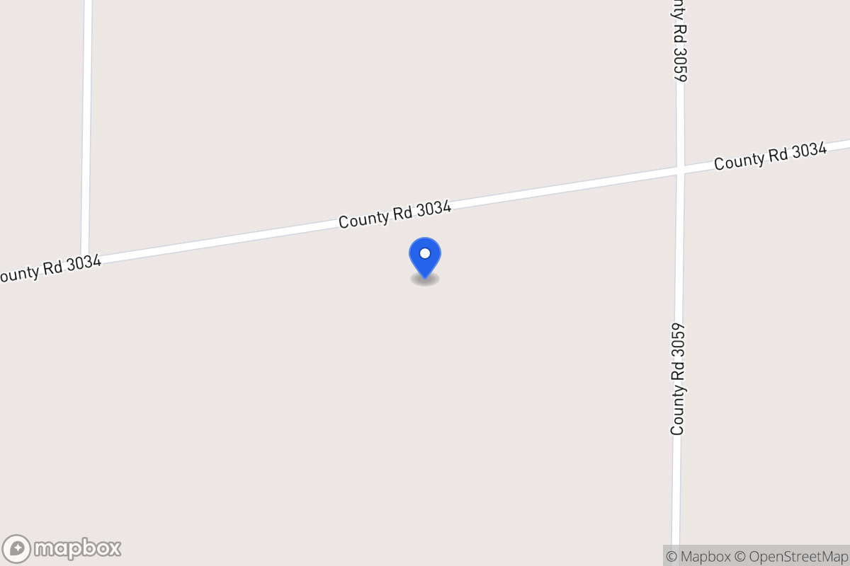 Map of 6791   Cr 3034  , , Tx 76837