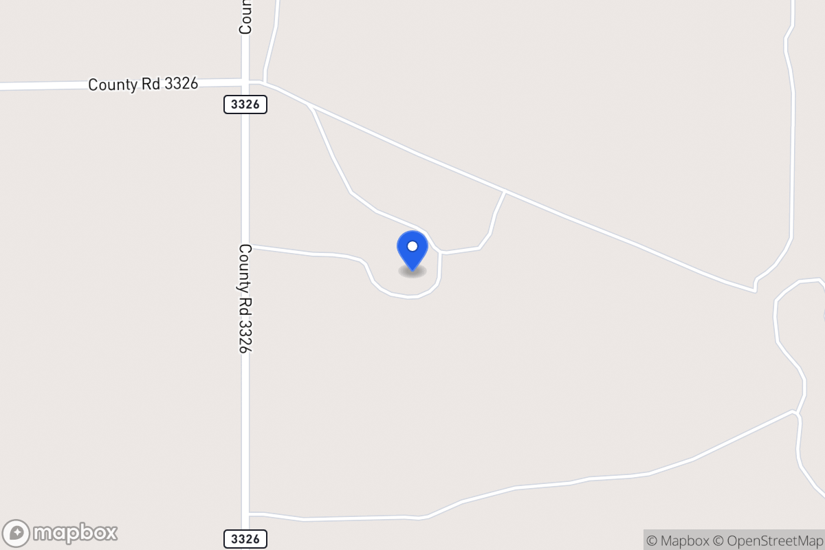 Map of 0   Cr 3326  , , Tx 76837