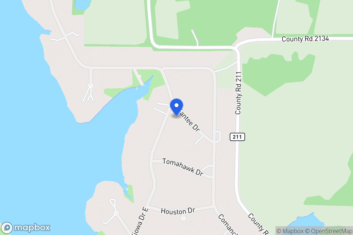 Map of 1125   Kiowa Dr E  , Lake Kiowa, Tx 76240, Lake Kiowa