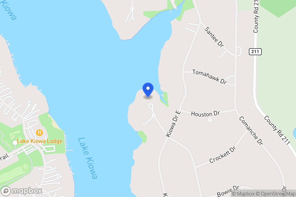 Map of 107   Sequoya Cove E  , Lake Kiowa, Tx 76240, Lake Kiowa