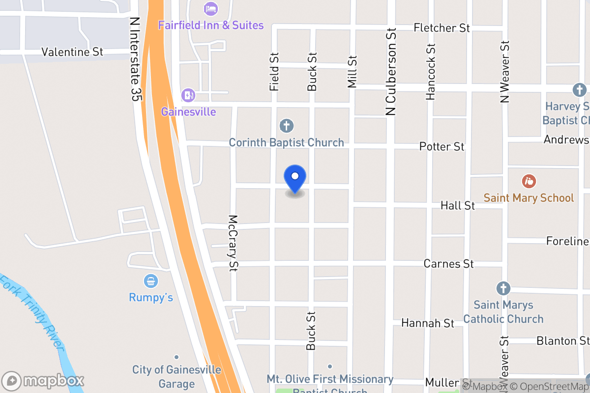 Map of 904   Doss  , Gainesville, Tx 76240, Gainesville