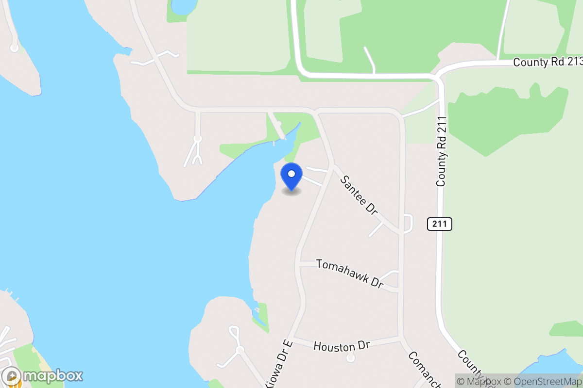 Map of 1128 E Kiowa Dr, Lake Kiowa, Tx 76240, Lake Kiowa