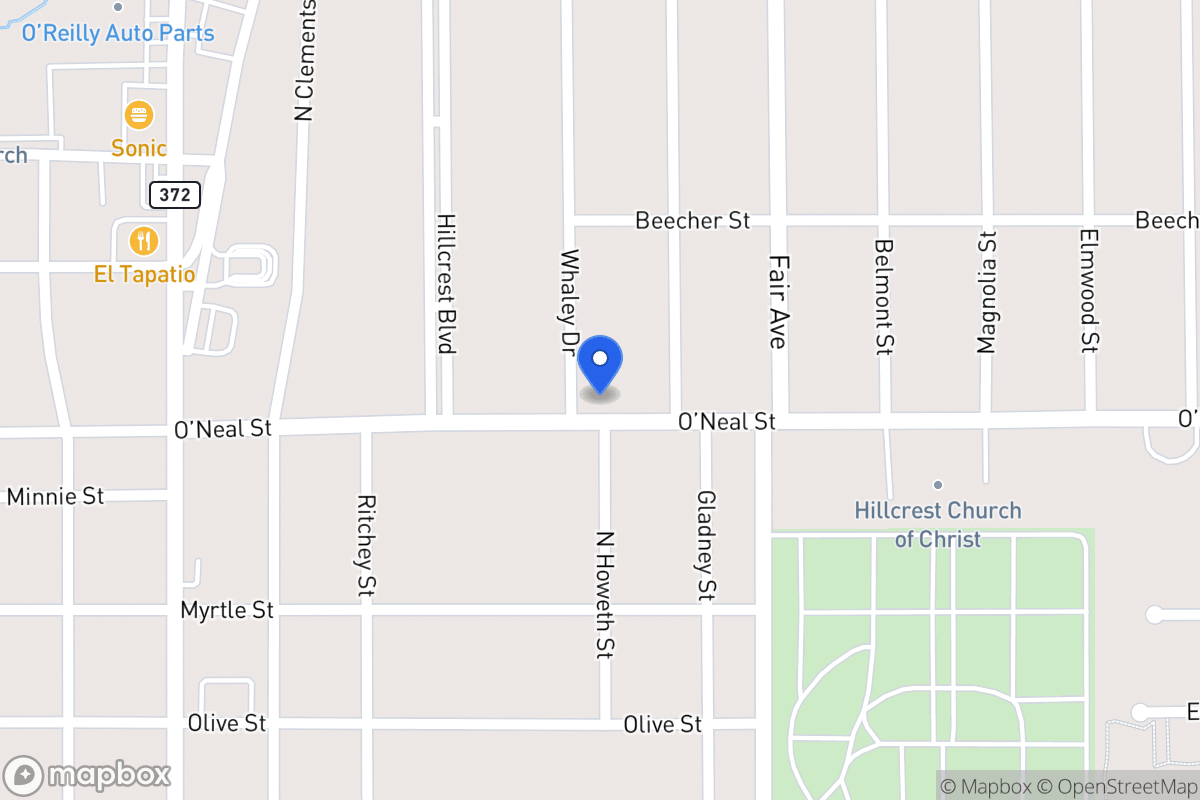 Map of 1102   Whaley  , Gainesville, Tx 76240, Gainesville