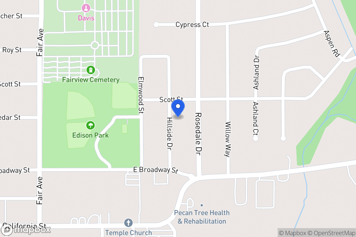 Map of 312   Hillside Dr, Gainesville, Tx 76240, Gainesville