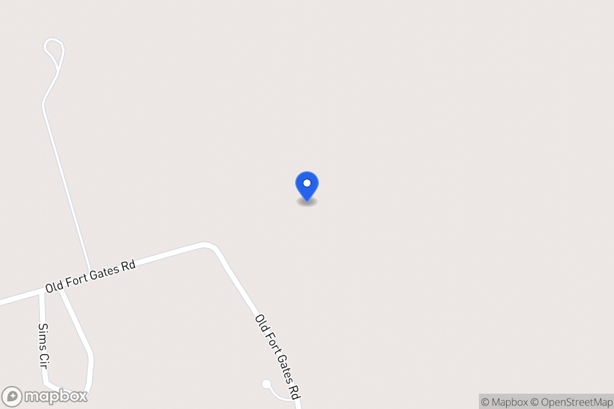Map of Old Fort Gates Rd, Gatesville, Tx 76528, Gatesville