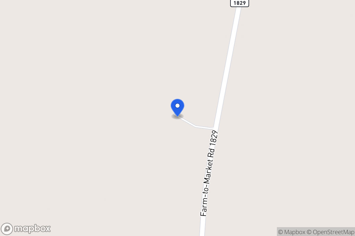 Map of 402  Fm 1829 , Gatesville, Tx 76528, Gatesville