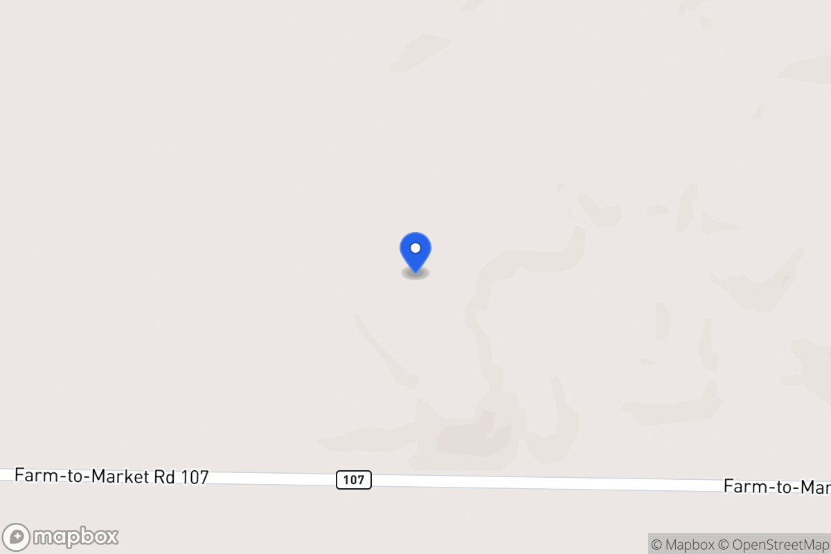 Map of 8345  Fm 107 , Oglesby, Tx 76561, Oglesby