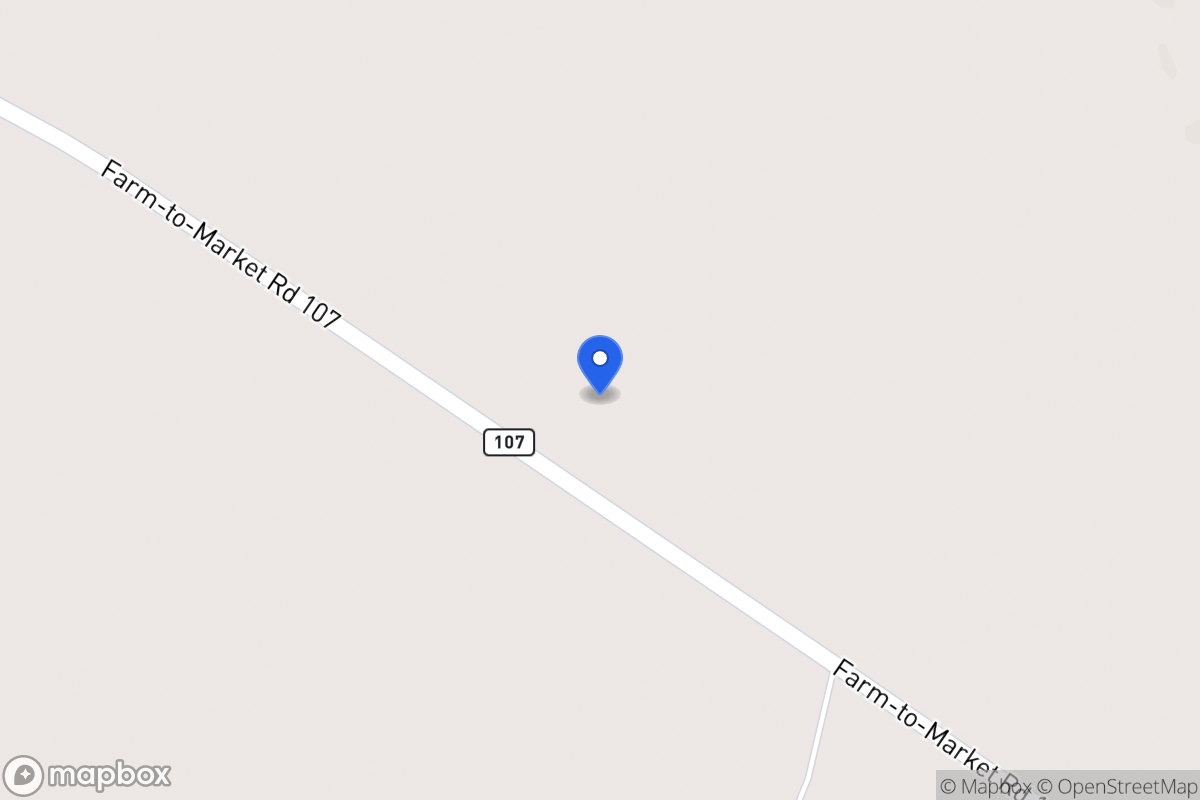 Map of 2845  Fm 107 , Gatesville, Tx 76528, Gatesville