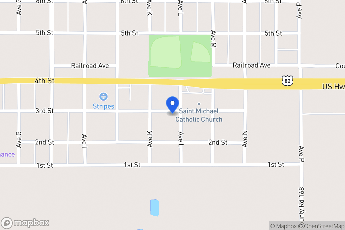 Map of 0 , Ralls, Tx, Ralls
