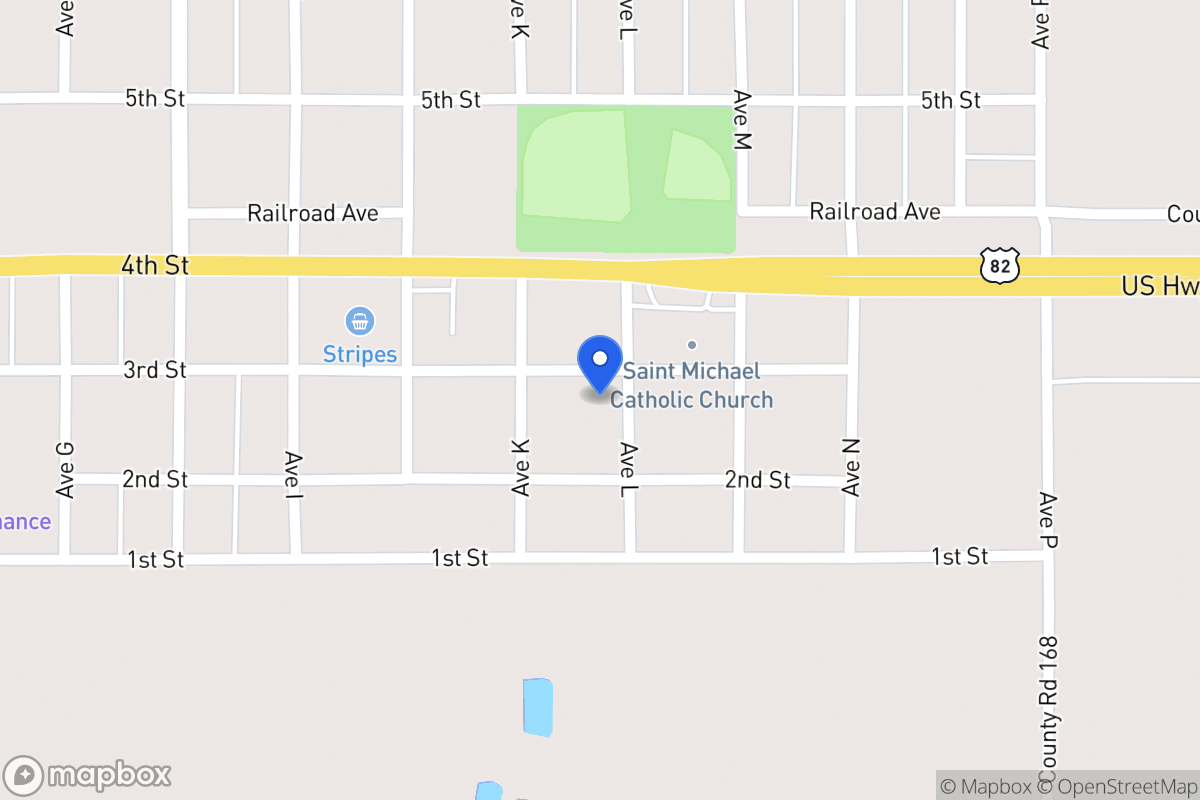 Map of 0 , Ralls, Tx, Ralls