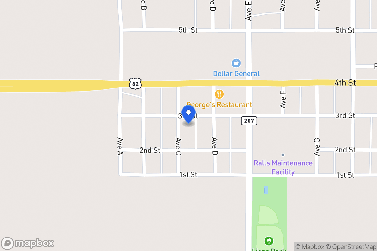 Map of 0 Ave C, Ralls, Tx, Ralls