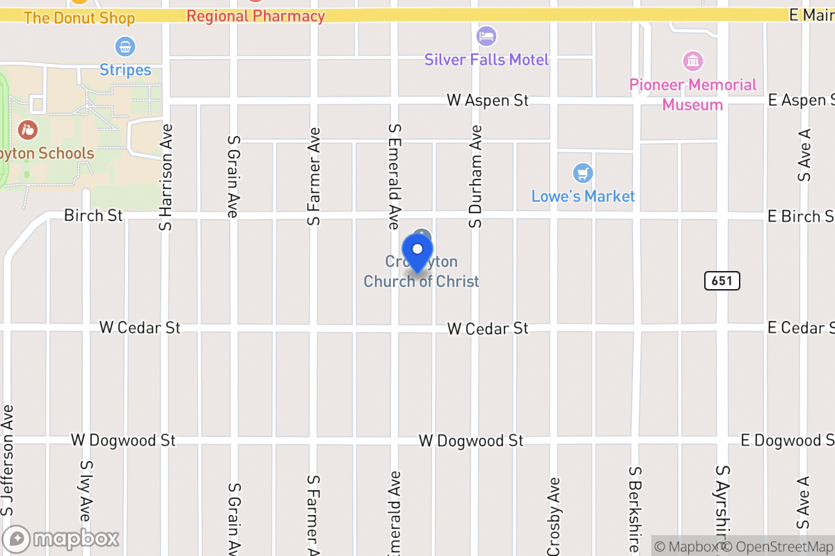 Map of 317 Emerald, Crosbyton, Tx, Crosbyton