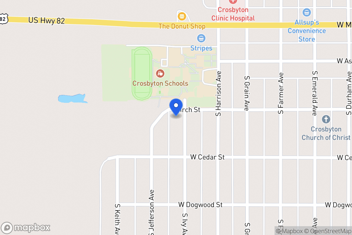 Map of 304 Ivy, Crosbyton, Tx, Crosbyton