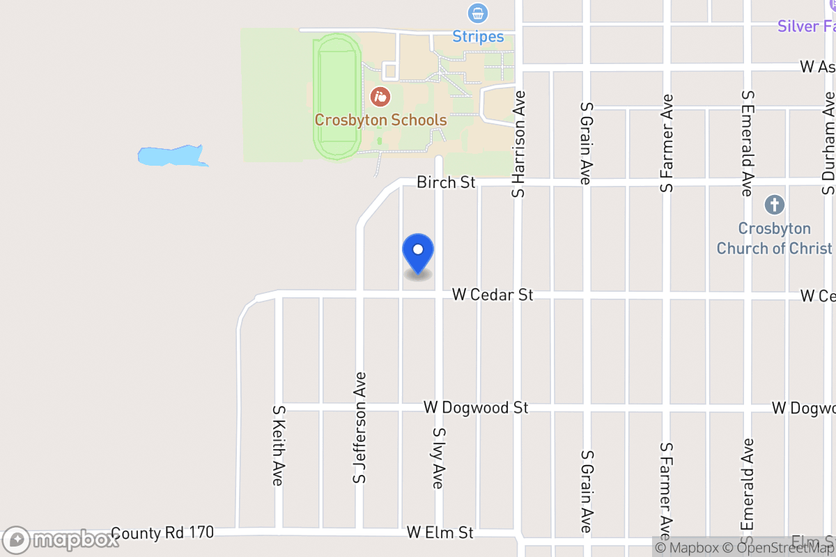 Map of 334 Ivy, Crosbyton, Tx, Crosbyton