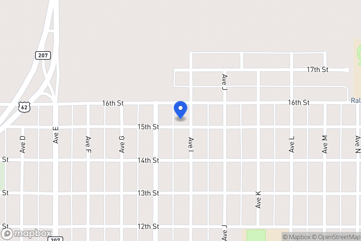 Map of 1501 Ave I, Ralls, Tx, Ralls