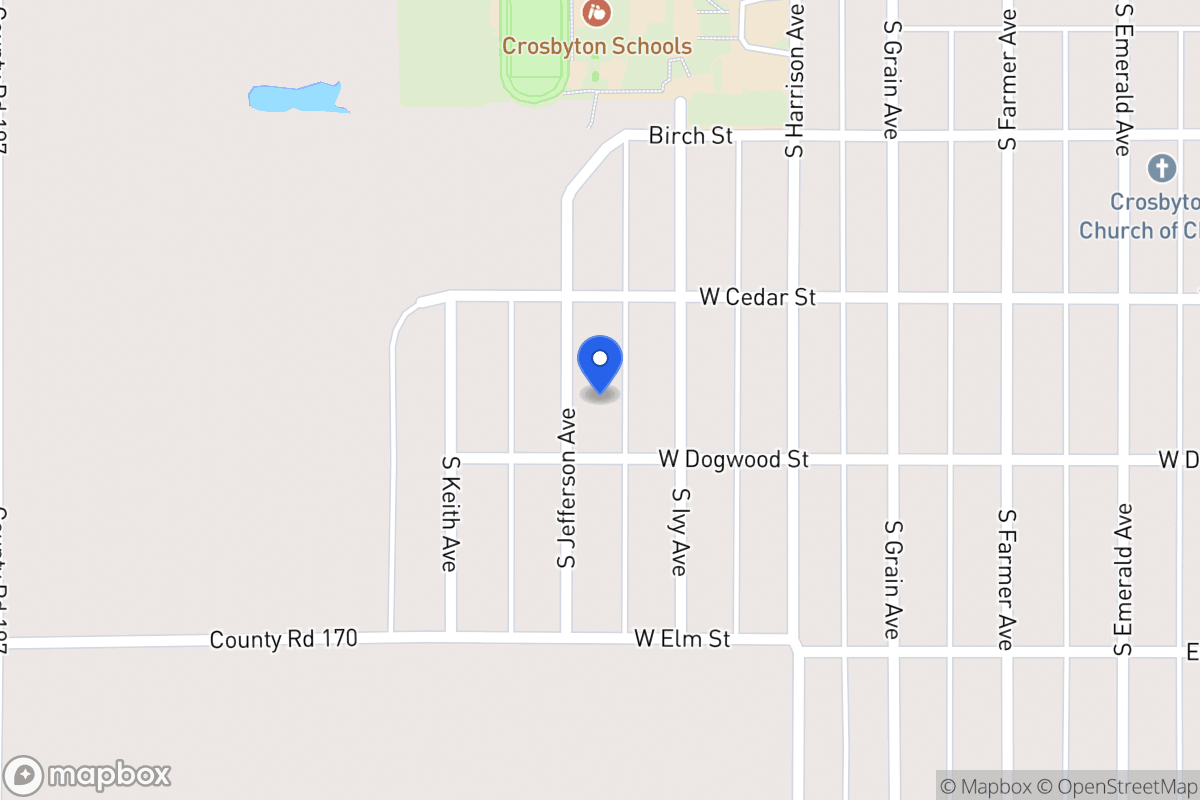 Map of 425 Jefferson, Crosbyton, Tx, Crosbyton