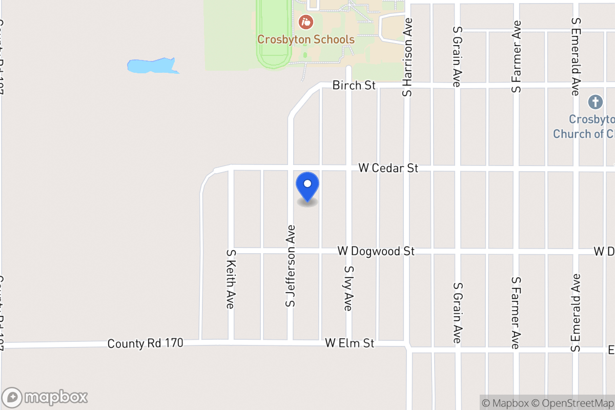 Map of 415 Jefferson, Crosbyton, Tx, Crosbyton